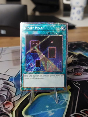 Night Beam V.1 Platinum Secret Rare Yu-Gi-Oh! card new