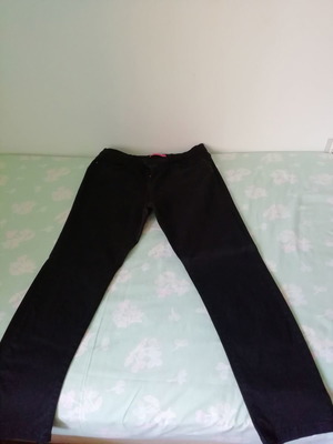 Pink Woman Μαύρο skinny τζιν μεταχειρισμένο, μέγεθος 44