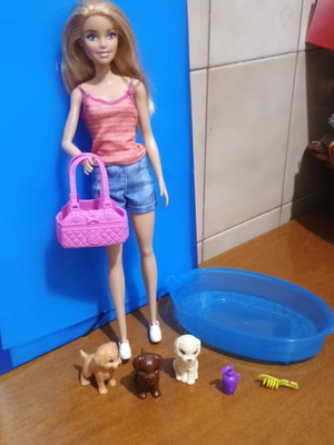 Barbie newborn puppies like new