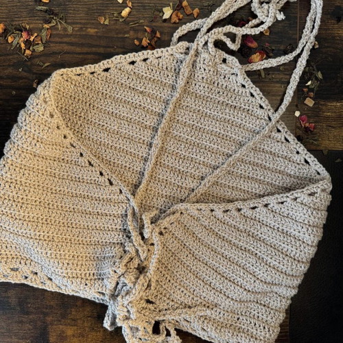 Handmade crochet top made to order