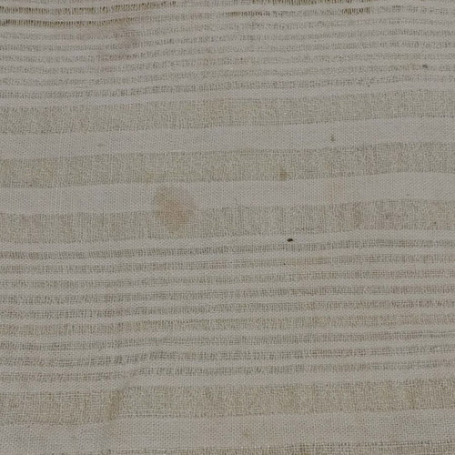 Wool woven bed sheet used, from 1930 era
