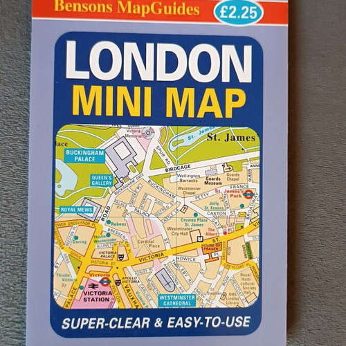 London Mini Map new pocket size