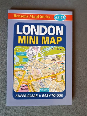 London Mini Map new pocket size