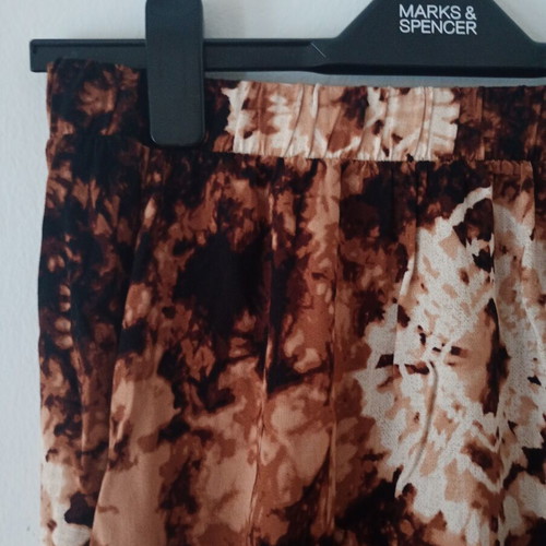 Badila maxi ethnic skirt, viscose, elastic waist