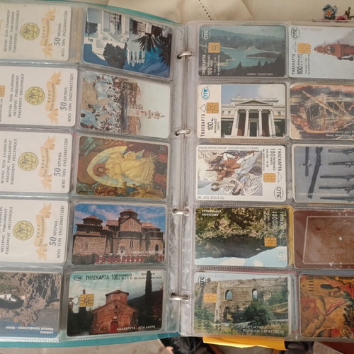 Collectible phone cards like new, 330 rare Greek and some foreign
