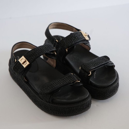 Exe platform sandals size 39, black