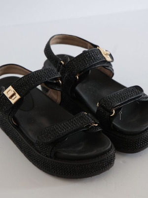 Exe platform sandals size 39, black