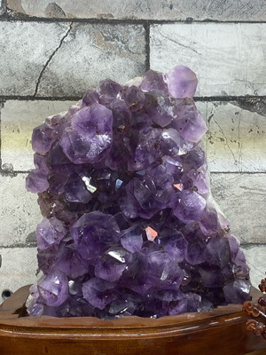 Amethyst cluster new, 4180 kg, 20x21 cm