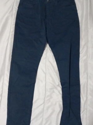 Zara fabric summer pants used, blue