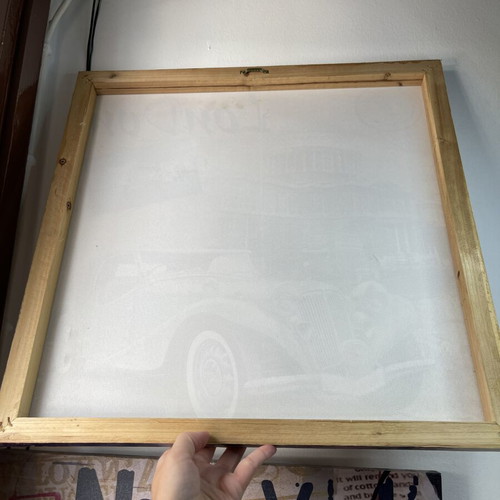 Vintage London and New York canvas art set of 2, like new