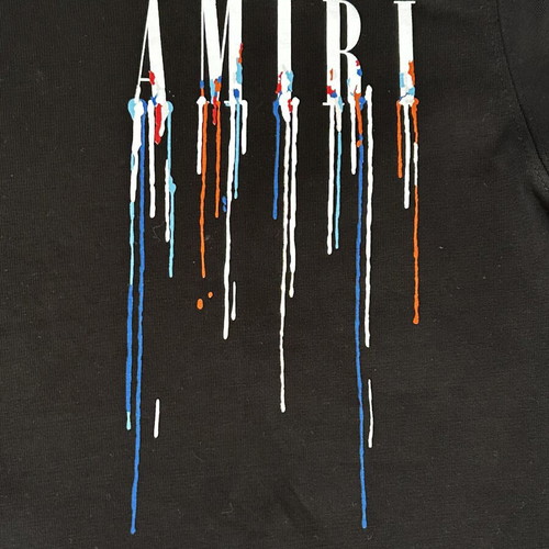 Amiri Paint Drip Core Logo Tee Black size L like new