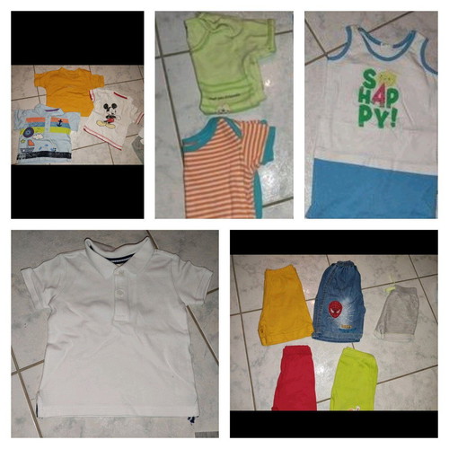 Baby clothes pack for boy 6-9 months like new