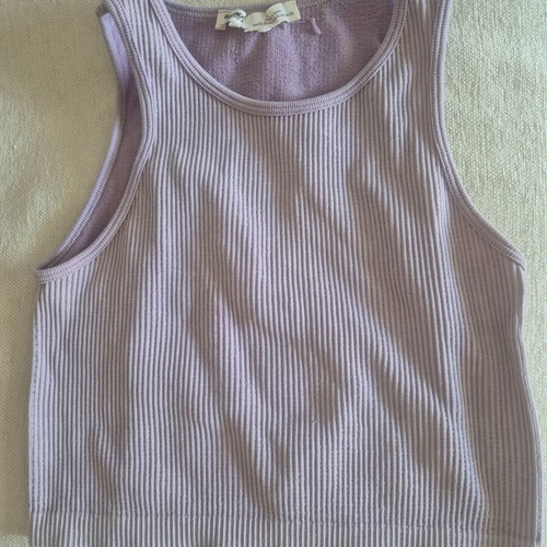 Pull&Bear athletic set crop top and biker shorts like new, pink