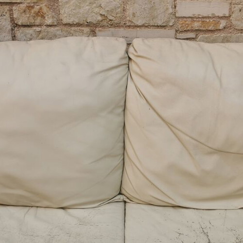 Sofa two-seater leather used