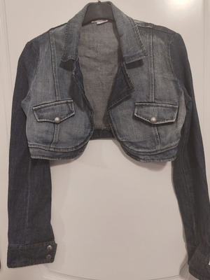 Crop jean jacket