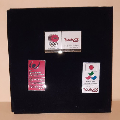 Olympic Games Athens 2004 framed set with three pins L.E new