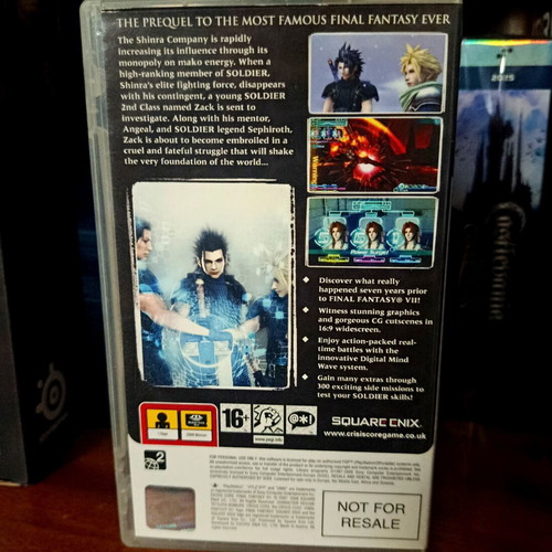 Crisis Core Final Fantasy VII PSP game like new, English version