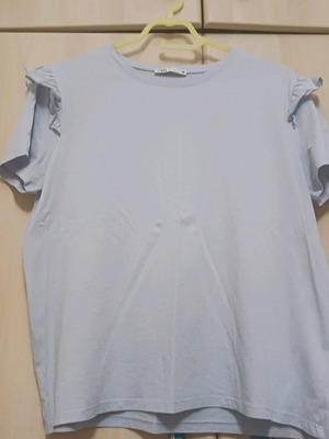 Zara summer blouse turquoise like new, size L
