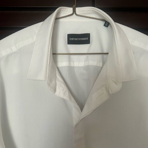 Emporio Armani white shirt size 44 like new