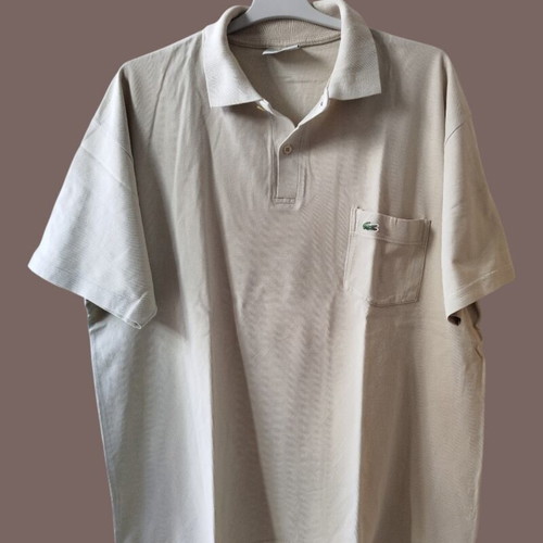 Lacoste men's polo shirt XXL, beige sand color