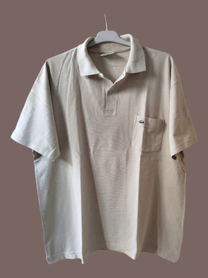Lacoste men's polo shirt XXL, beige sand color
