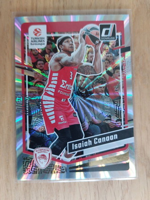 Panini Donruss Euroleague 2023-2024 Isaiah Canaan Holo Laser card like new