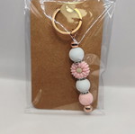 Handmade keychain with flower new