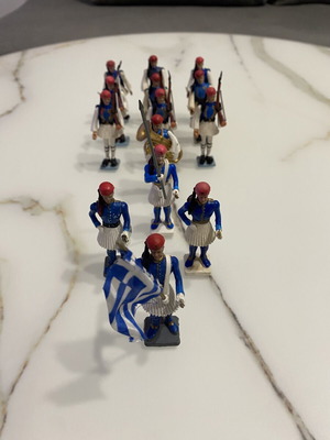 Athina Pal Evzones Military Miniatures used