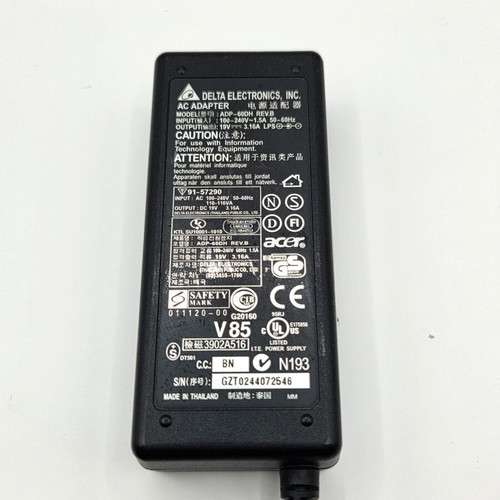 Delta Electronics ADP-60DH REV.B power adapter 19V 3.16A 60W like new