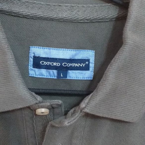 Oxford Company men's shirt size L used, olive color