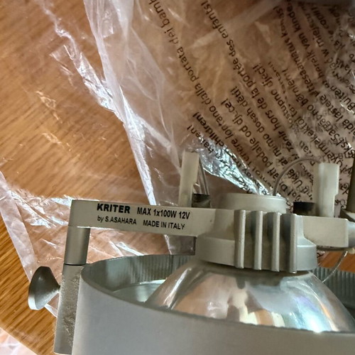 Luci Italia industrial aluminum spot light like new