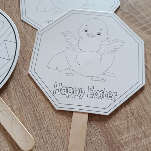 Easter craft cardboard new, pack of 4 pieces