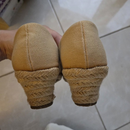 Alta Moda platform shoes like new, beige, size 38