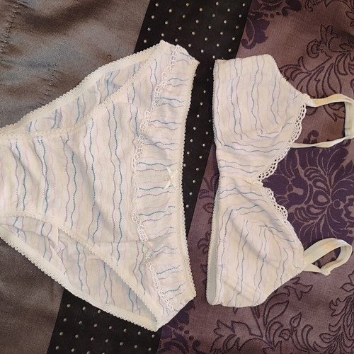 Children's underwear set size 65B new, cotton, white