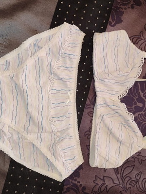 Children's underwear set size 65B new, cotton, white