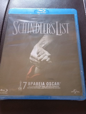 Schindler's List Blu-ray new, Greek edition with subtitles