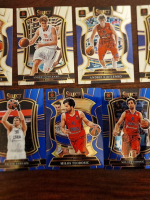 Panini Select Euroleague CSKA basketball card pack of 9