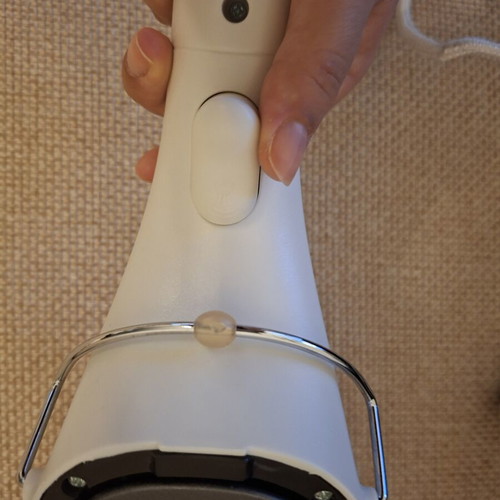 Silvercrest Garment Steamer steam brush red and white, like new