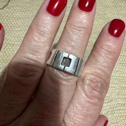Silver men's ring with 950 hallmark like new
