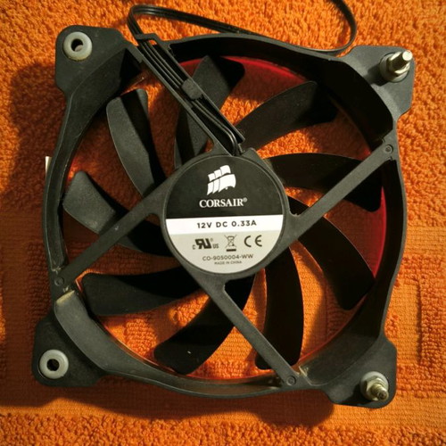 Corsair PC fan like new 12V DC 0.33A