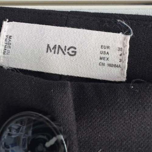 Mango black pants like new, straight cut, size S
