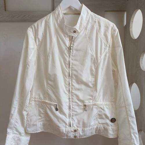 Moncler women's jacket used, white, size M