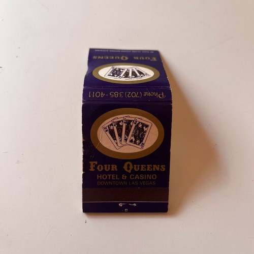 Four Queens Casino & Hotel Las Vegas Vintage Matchbox like new