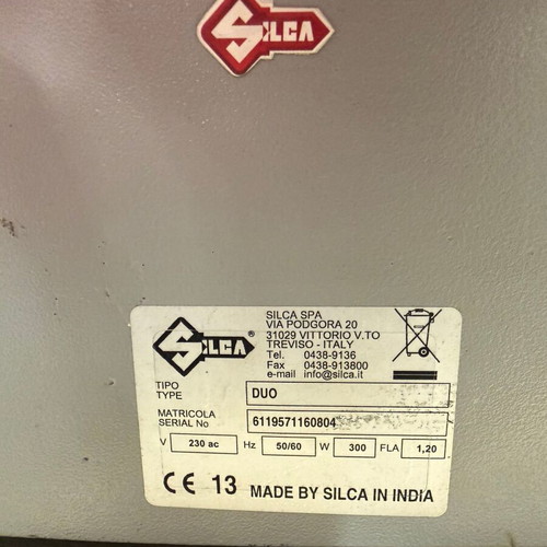 Silca Duo Key Cutting Machine used for simple and armored keys