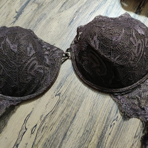 Wonderbra 85B lace bra brown new