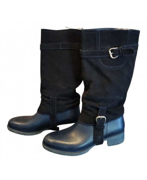 Γαλοτσες με δέρμα σουετ size 39