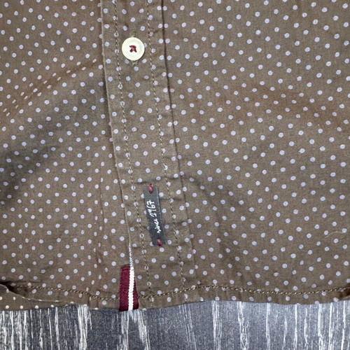 Marc O'Polo Slim Fit shirt L brown with dots used