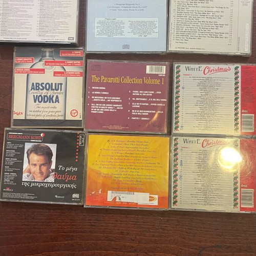 Audio albums pack of 12 used, genuine factory CDs