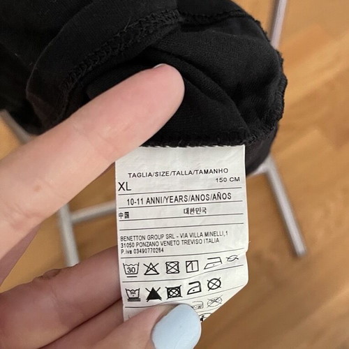 Benetton kids short-sleeve t-shirt used, size 10-11 years