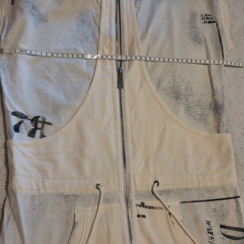 Diesel mini sweatshirt dress like new, beige with zipper